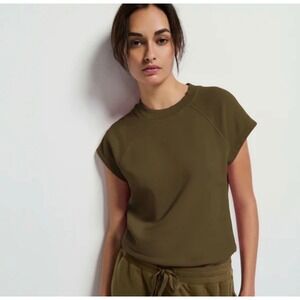 Nation Los Angeles Osee Sweatshirt Olive Green Size M